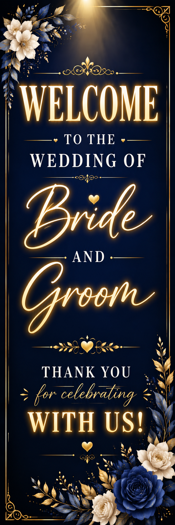 LED display wedding welcome sign rental Metro Detroit